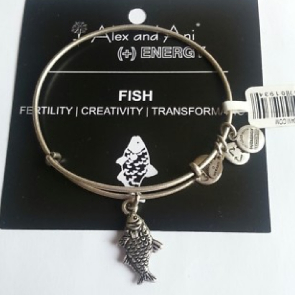 🐸$1🐸Alex & Ani Koi Fish Charm Bracelet